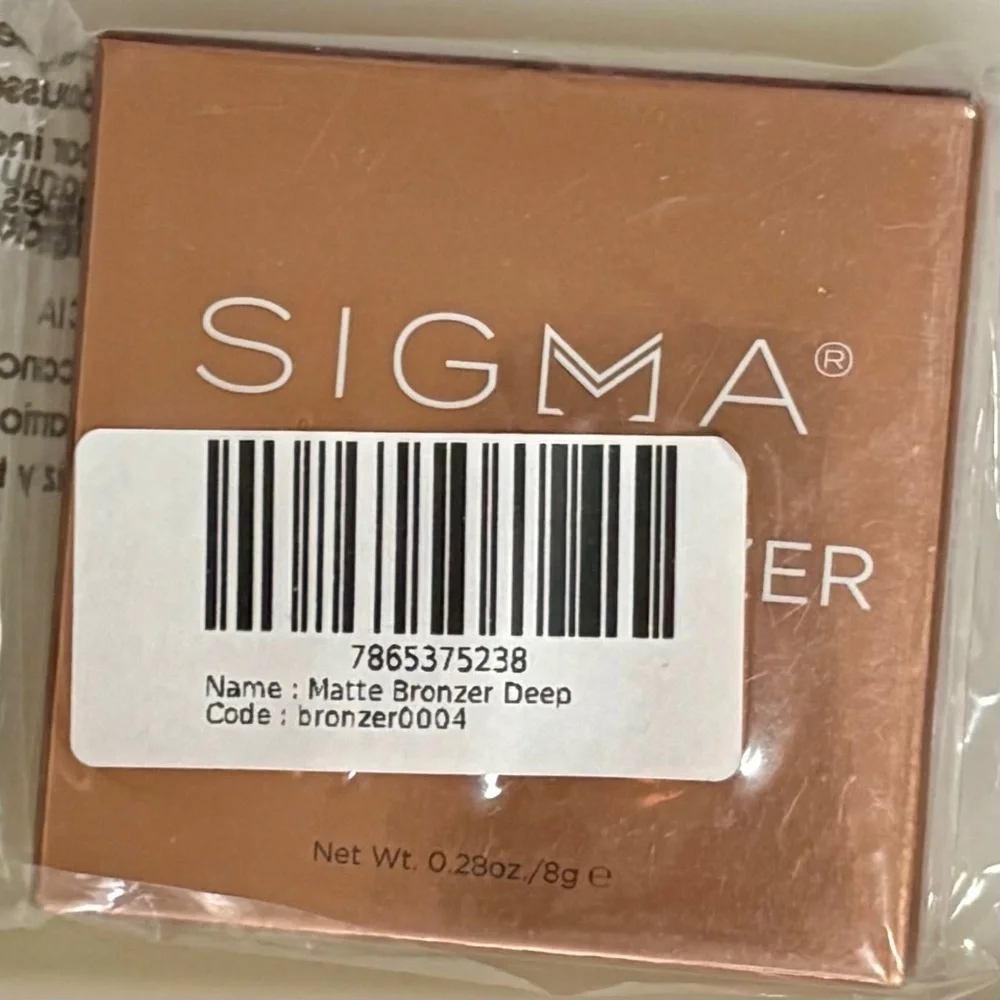 Sigma Beauty Matte Bronze-Deep / Buildable, Long Wear, Buttery Soft (FULL) / NIB